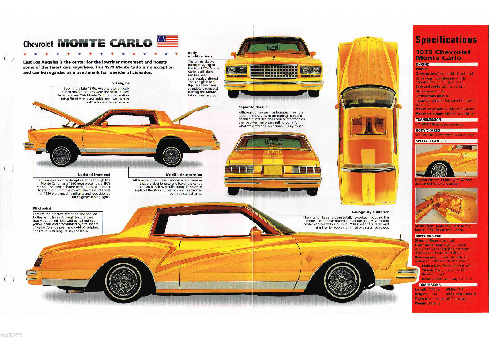 1978 Chevrolet Monte Carlo Catalog and Classic Car Guide, Ratings and  Features - Metro Moulded Parts Inc