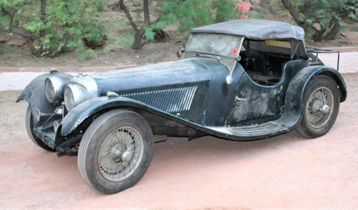 Real 1938 Jaguar SS-100 Discovered In Shed! | Barn Finds