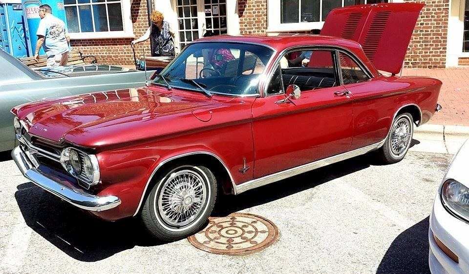 051416 Corvair at the Kannapolis Car Show Barn Finds
