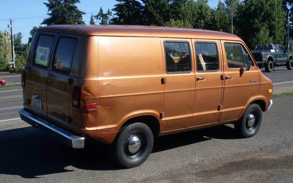 Dodge Van Passneger Rear View | Barn Finds