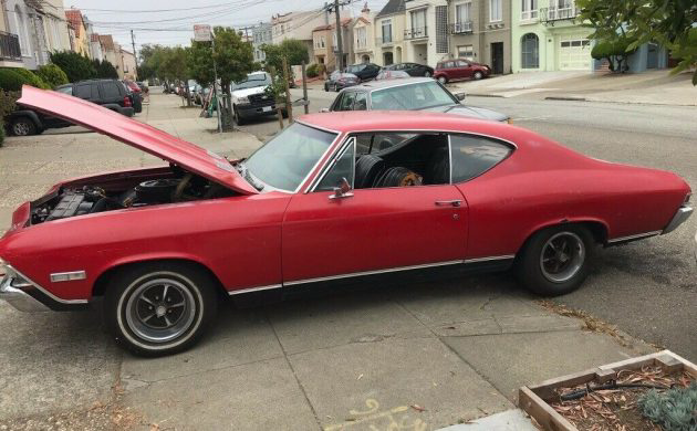 Big Block 4 Speed 1968 Chevrolet Chevelle Ss 396 Barn Finds