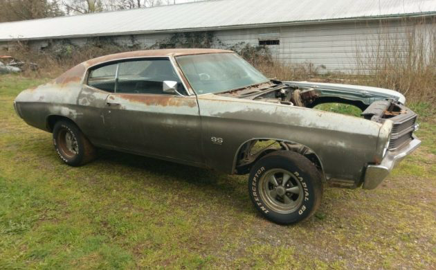 Rolling Restoration Project 1970 Chevrolet Chevelle Ss396 Barn Finds