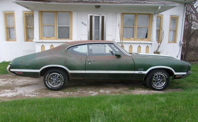 Parked In 1974 1970 Oldsmobile 442 W 30 Barn Finds