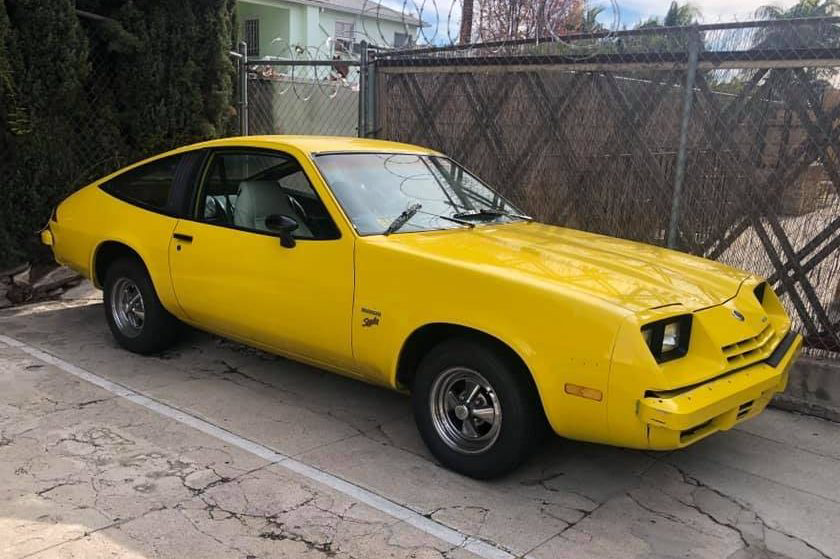 Solid Californian: 1976 Chevrolet Monza Spyder V8.