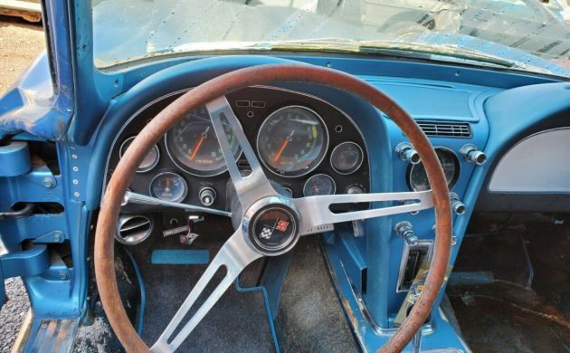 Wrecked 1966 Chevrolet Corvette Project