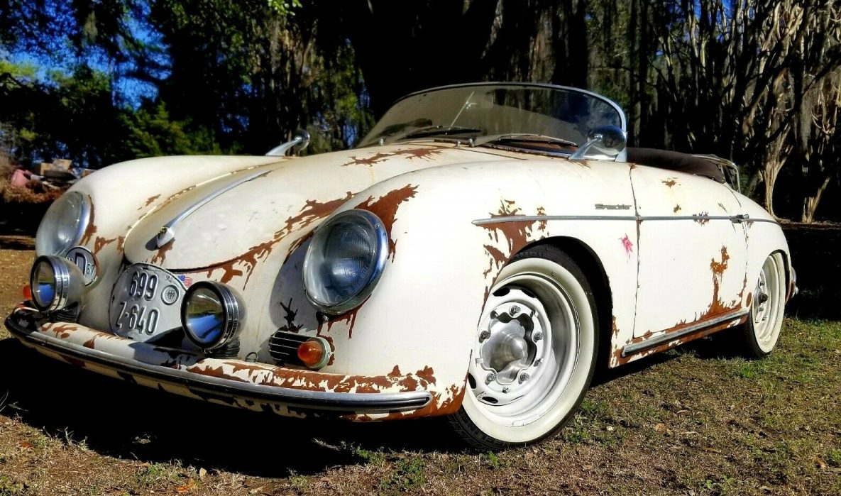 fake rust 1957 porsche 356 speedster replica