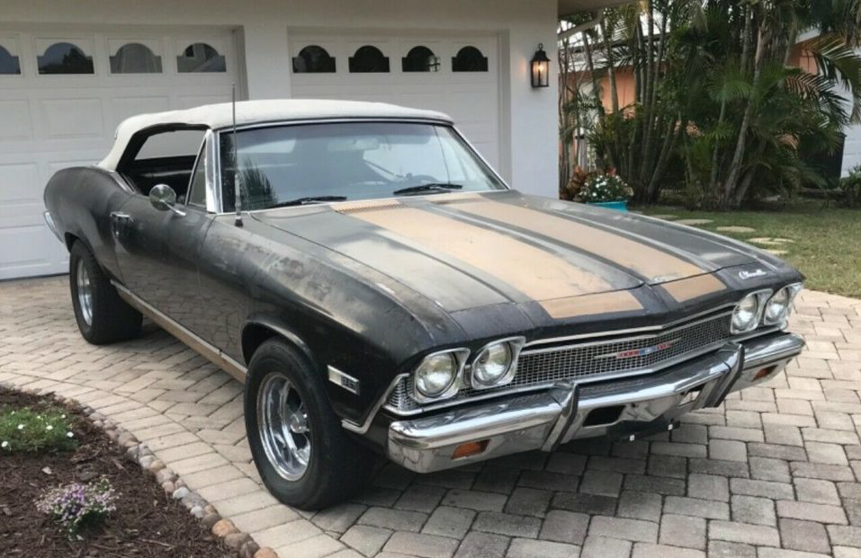 1968 Chevrolet Chevelle Malibu Convertible 1 Barn Finds