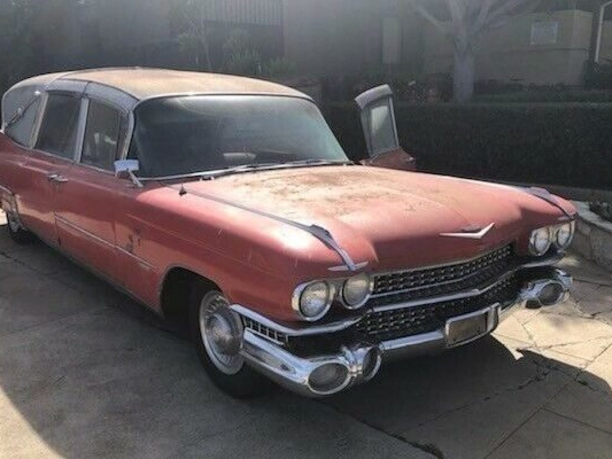 1 of 300 Made! 1959 Cadillac Superior Hearse | Barn Finds