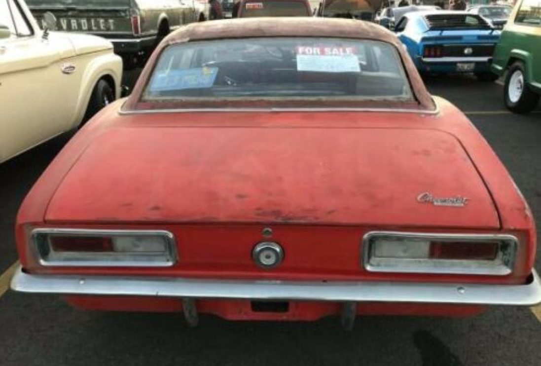 1967 Camaro Rear Barn Finds