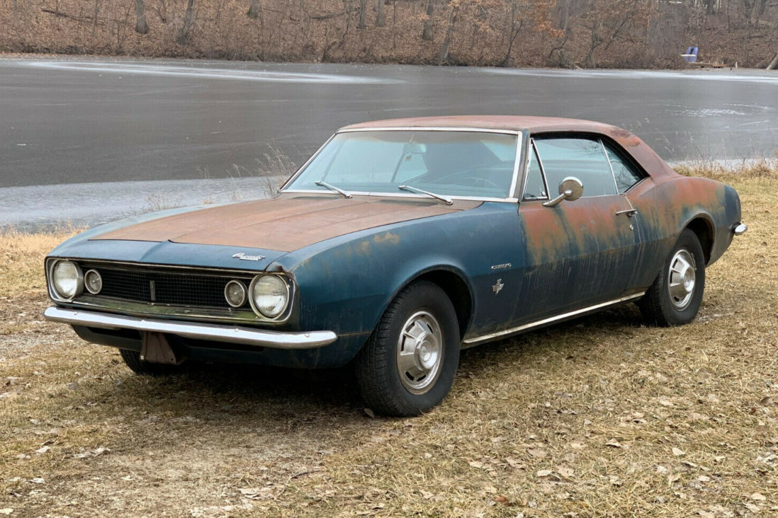 Perfect First Project 1967 Chevrolet Camaro V8 Barn Finds