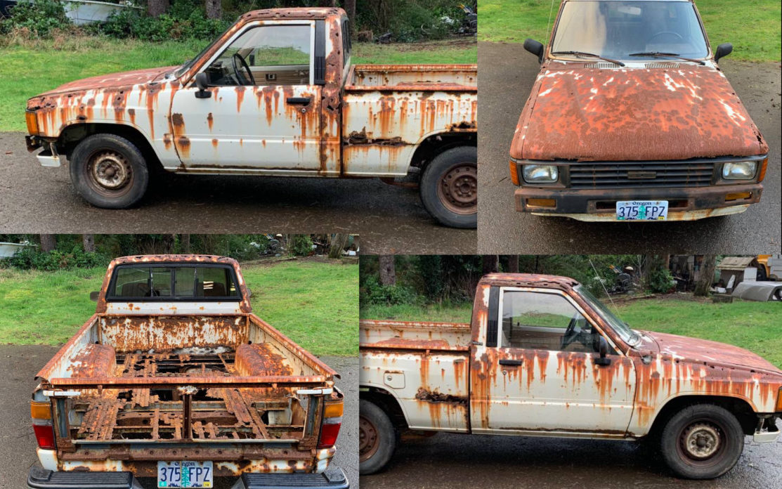 Work of Rusty Art: 1984 Toyota Truck