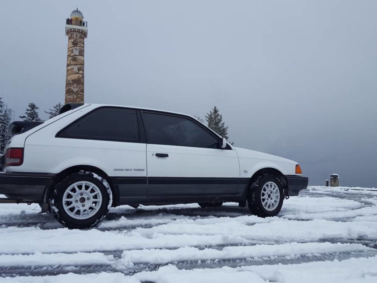 Turbocharged Snow Machine: 1988 Mazda 323 GTX | Barn Finds