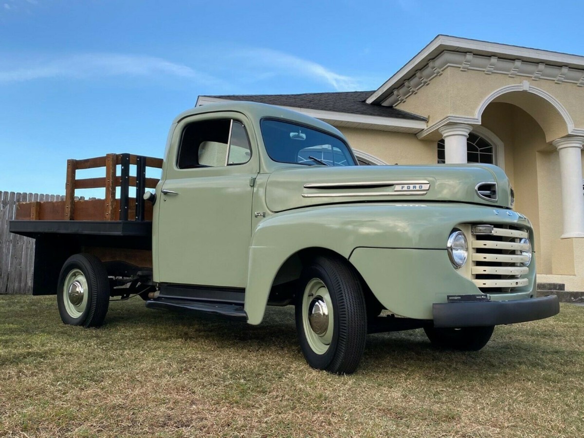 Spotless Survivor 1949 Ford F-1 Flatbed Pickup