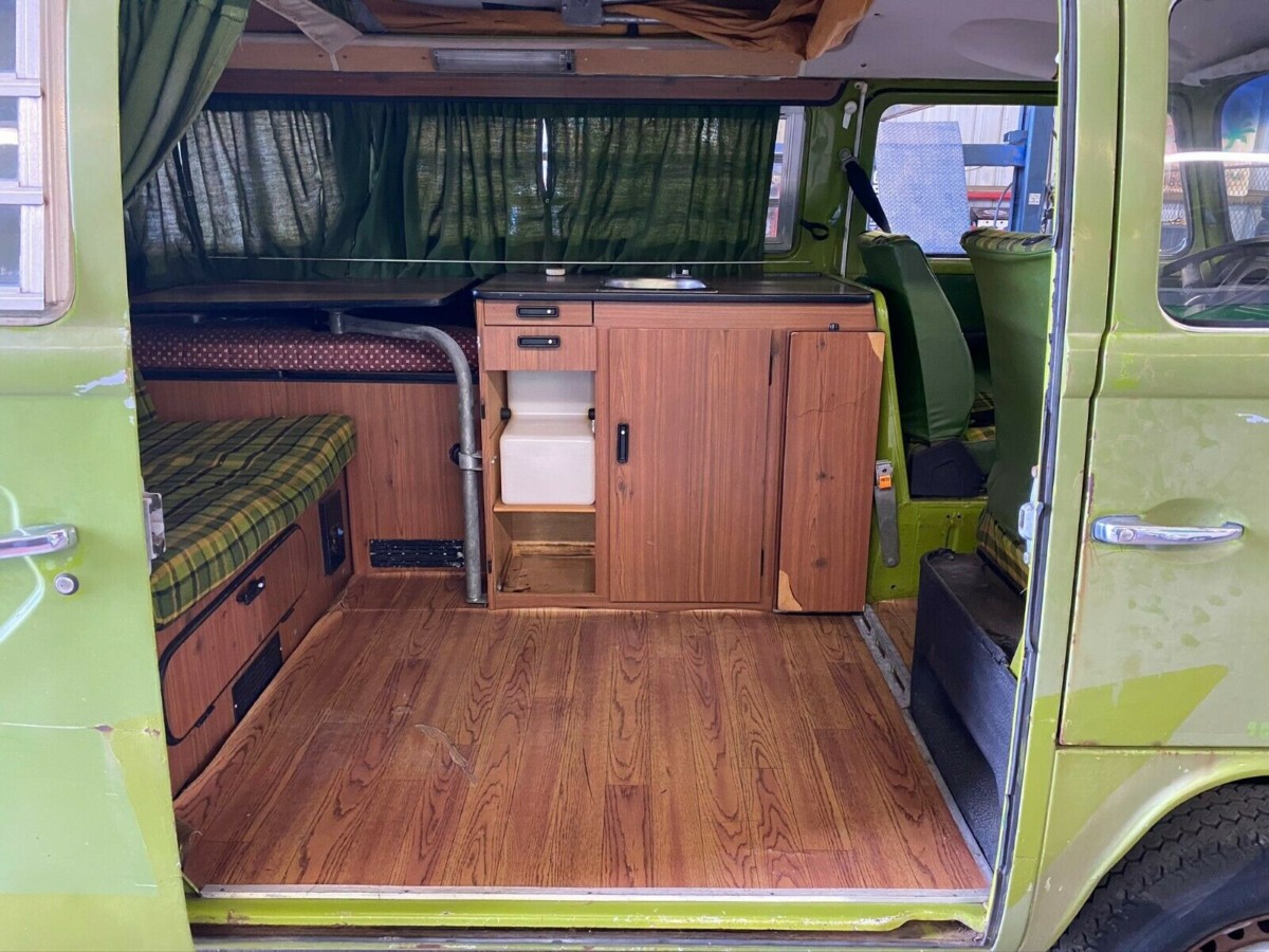 bus camper interior | Barn Finds