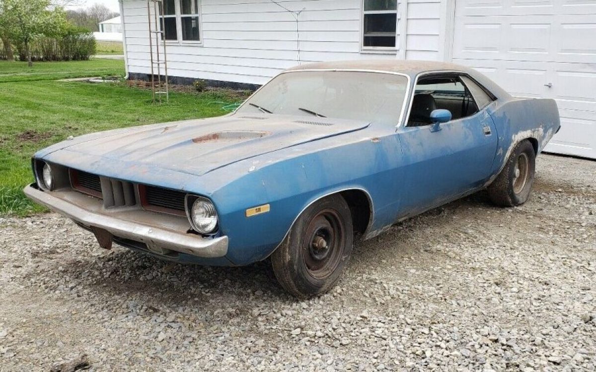 BARRACUDA 72, 73,74 CUDA MUSCLE CAR ART PRINT #4106 \, image size:1200x750