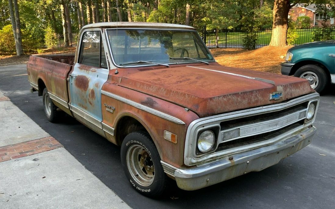 1969 Chevy truck front right | Barn Finds