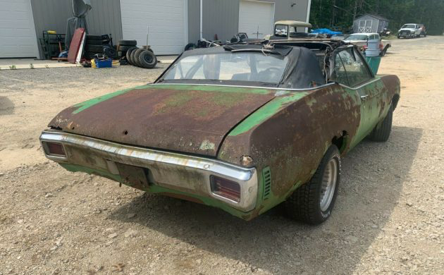 Convertible Project 1970 Chevrolet Chevelle Barn Finds