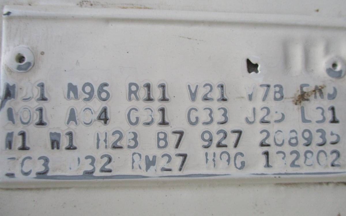 1969 Plymouth Road Runner Convertible Fender Tag Barn Finds