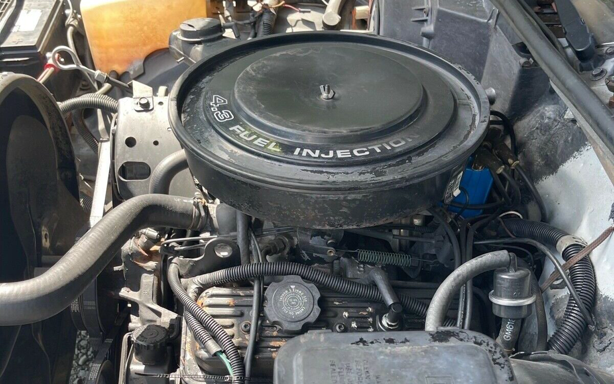 1986 El Camino engine Barn Finds