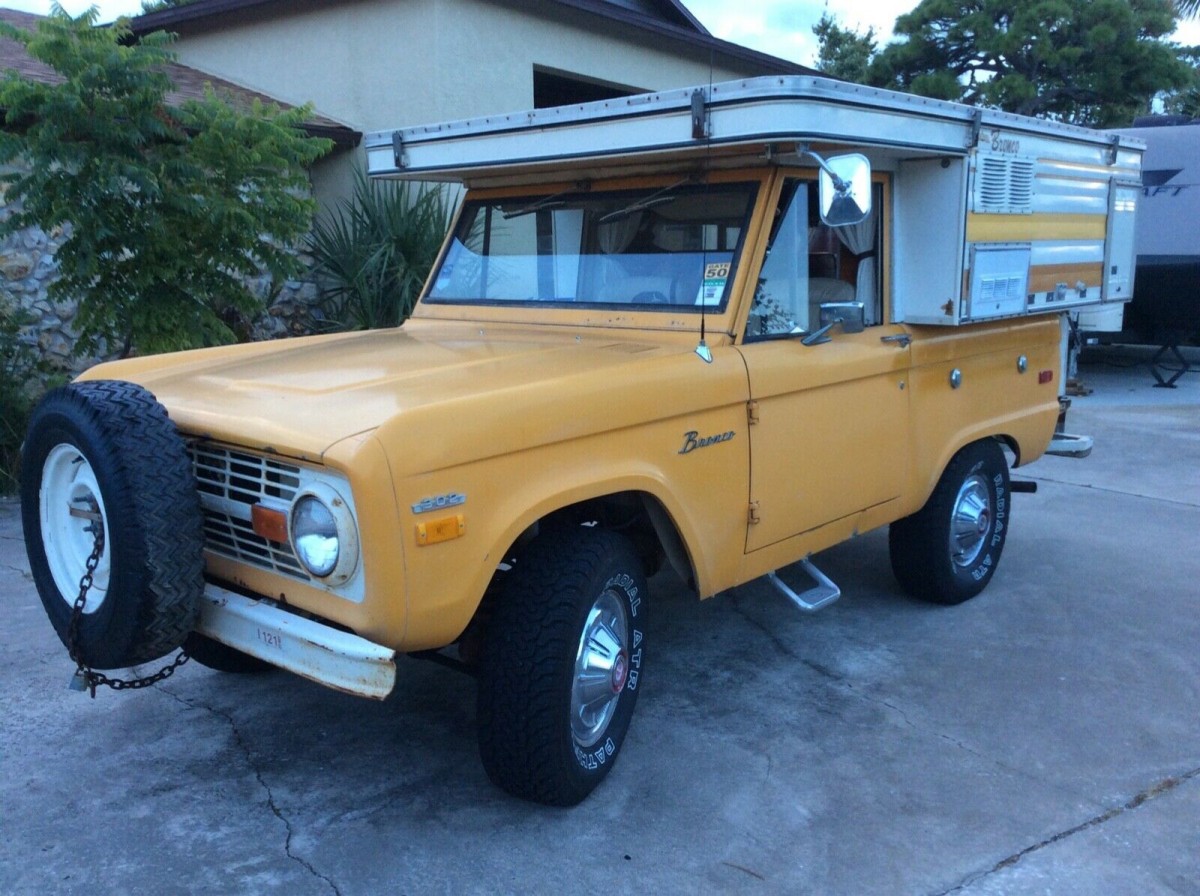 bronco camper top down | Barn Finds