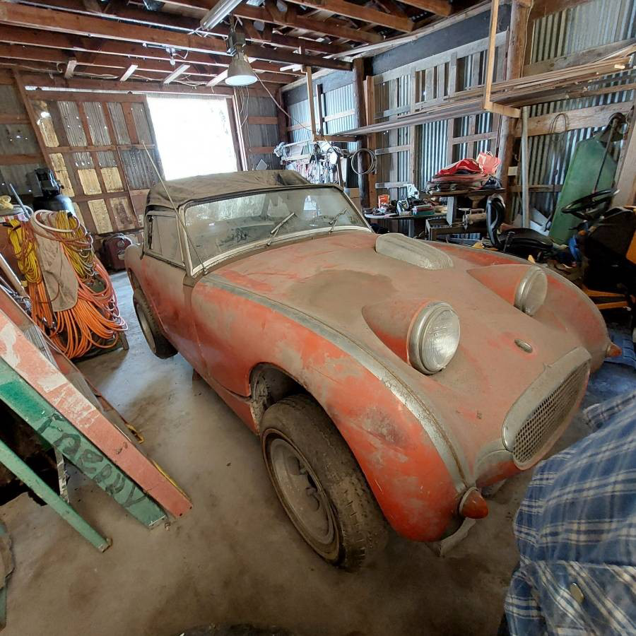 Austin Healey Sprite Right Three Quarters Barn Finds