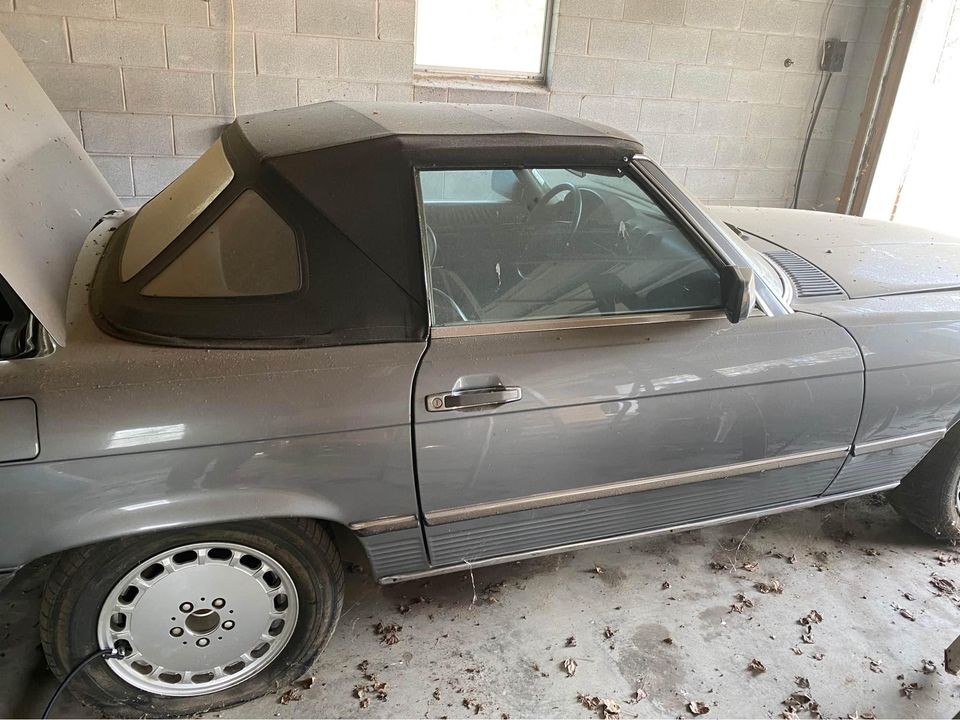 mercedes 500sl soft top Barn Finds