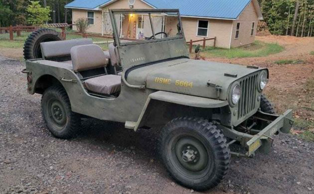 Army Clone 1948 Willys Jeep Cj2a Barn Finds