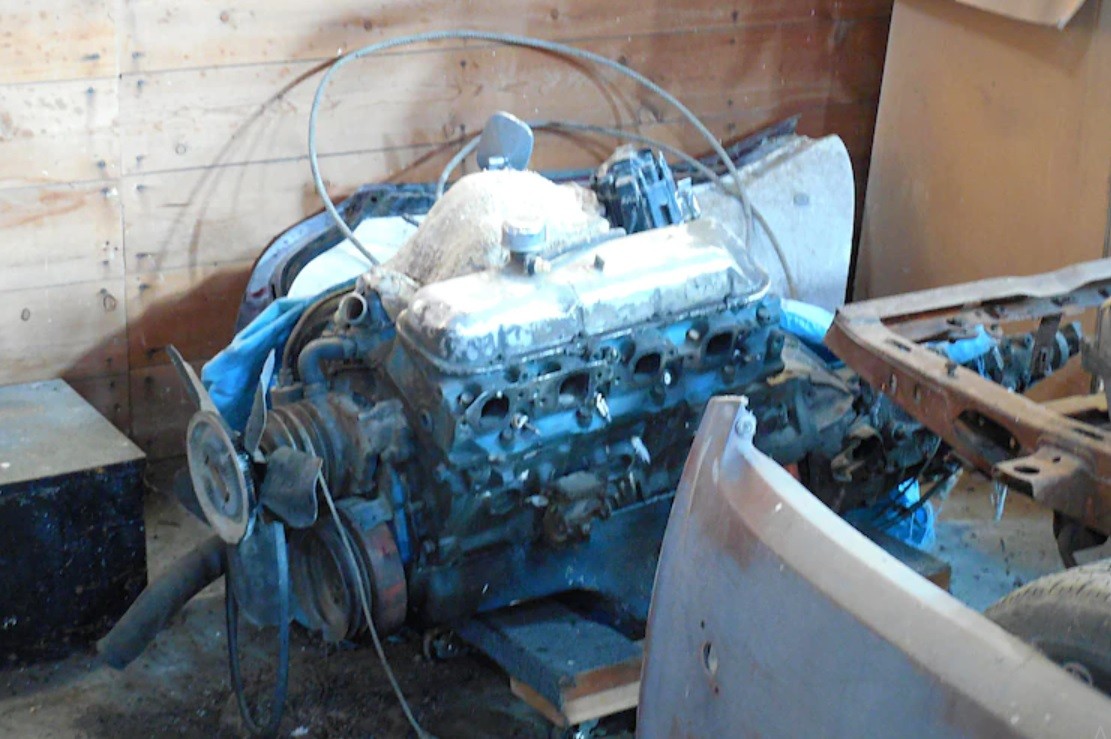 big block corvette engine Barn Finds