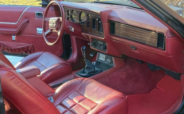 1983 mustang convertible interior