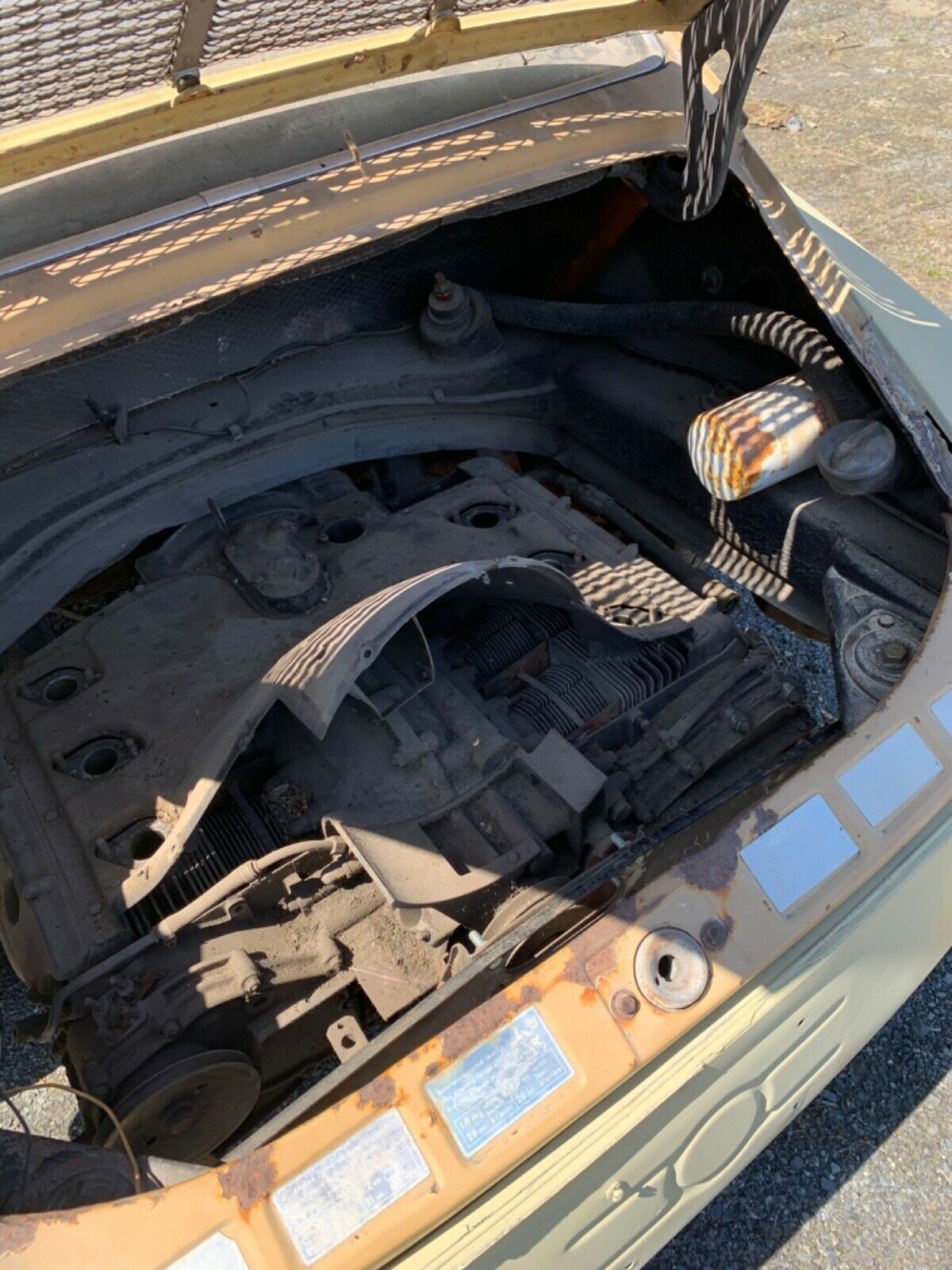 sand 911 engine bay Barn Finds