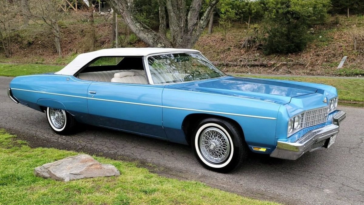 Chevrolet Caprice Convertible 1973 bleue (Stamp-Models) 1/43e