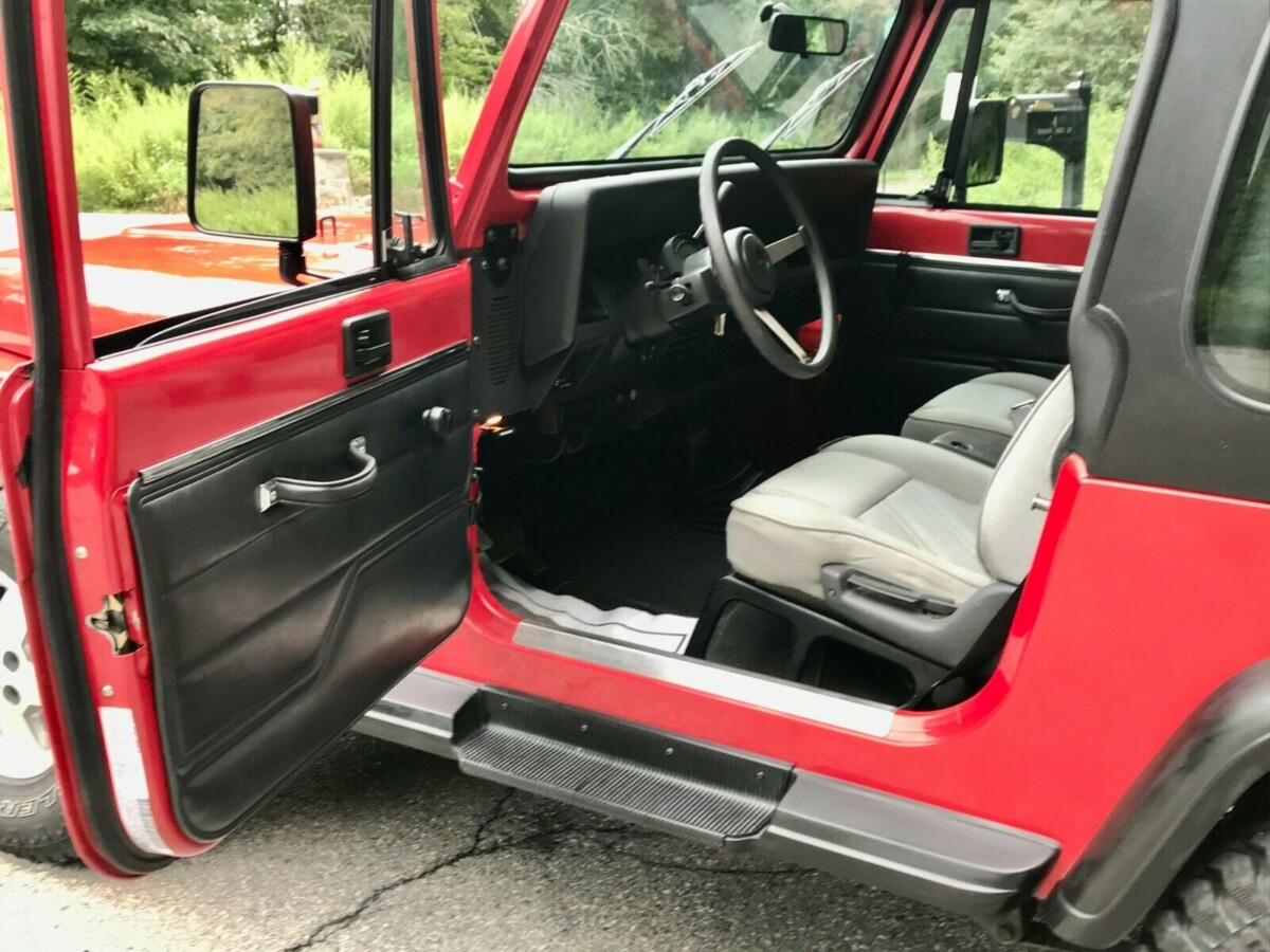 red jeep interior Barn Finds