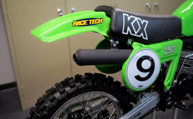 thumbnail image 2 of US Short Seat Cover For Kawasaki KX125/KX250 (1980-81) & KX420 - 52cm 2 of 6