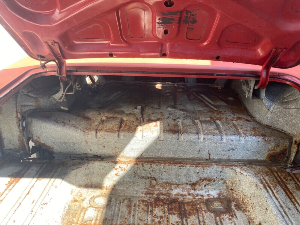 1964 Impala trunk inside Barn Finds