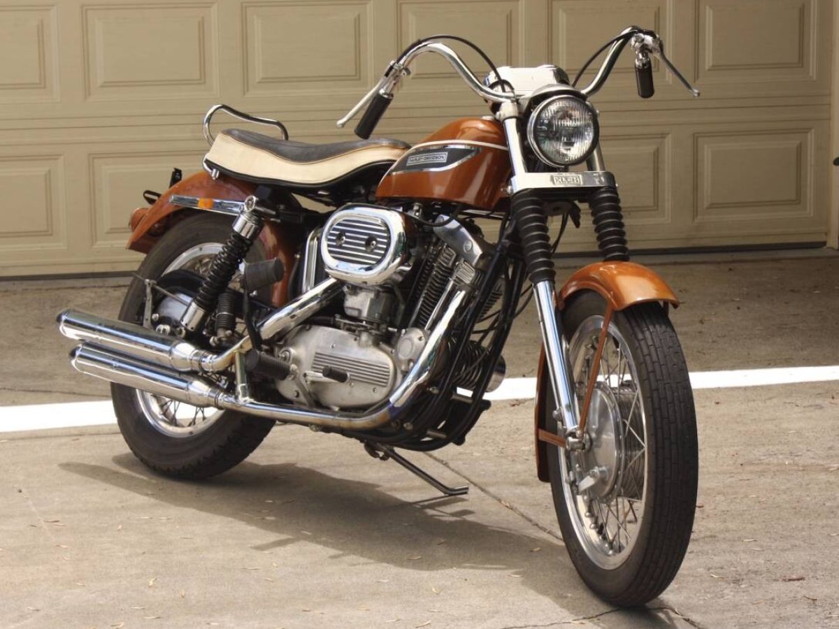 Kickstart Only, Magneto Fired: 1969 Harley-Davidson Sportster