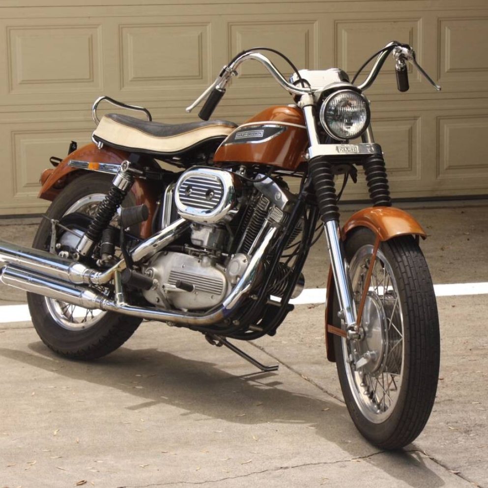 Kickstart Only, Magneto Fired: 1969 Harley-Davidson Sportster