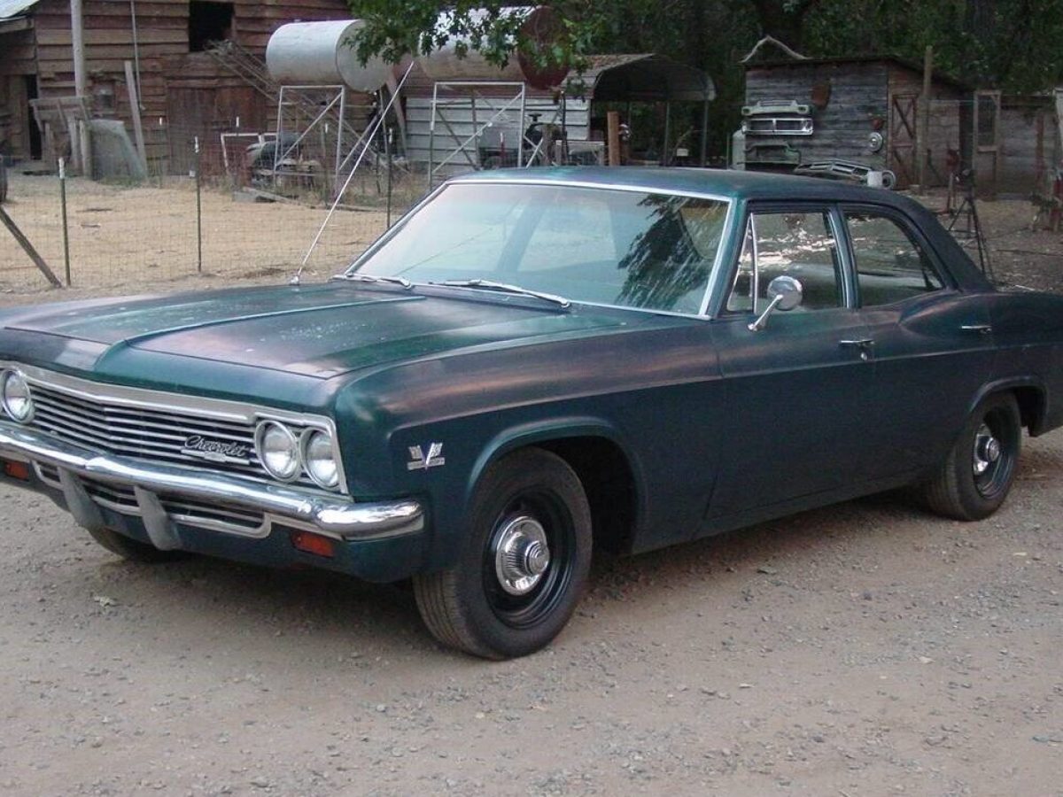 396 V8 Sleeper? 1966 Chevrolet Biscayne | Barn Finds