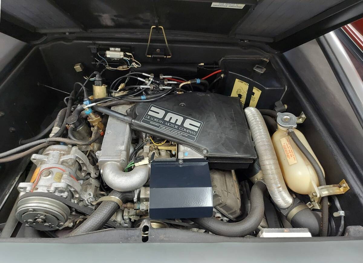 1983 DeLorean DMC12 engine Barn Finds