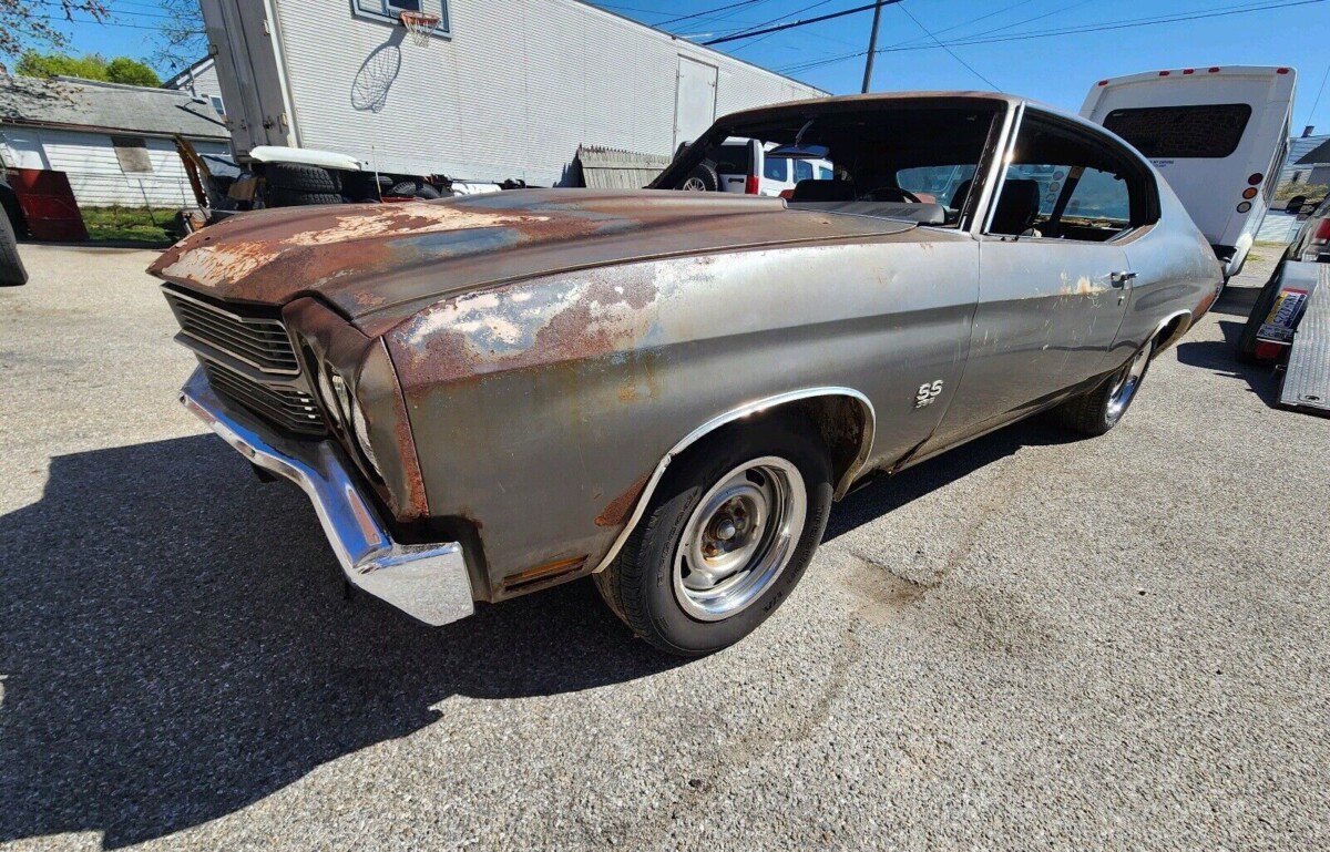 Olds 455 Power! 1970 Chevrolet Chevelle SS 396 Barn Finds