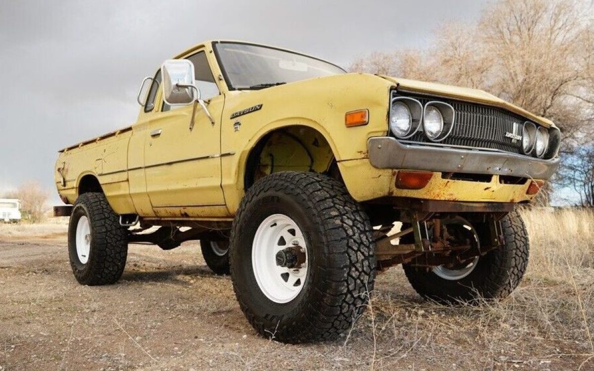 Mellow Yellow: 1977 Datsun King Cab 4×4 Pickup | Barn Finds