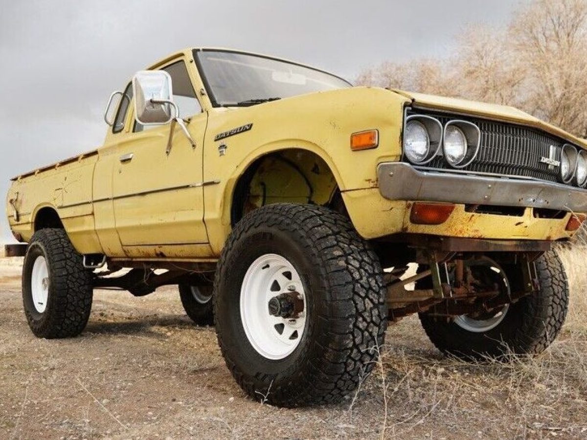 Mellow Yellow: 1977 Datsun King Cab 4×4 Pickup | Barn Finds