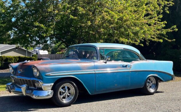 1 of 1 Paint: 1956 Chevrolet Chevy Bel Air Convertible!