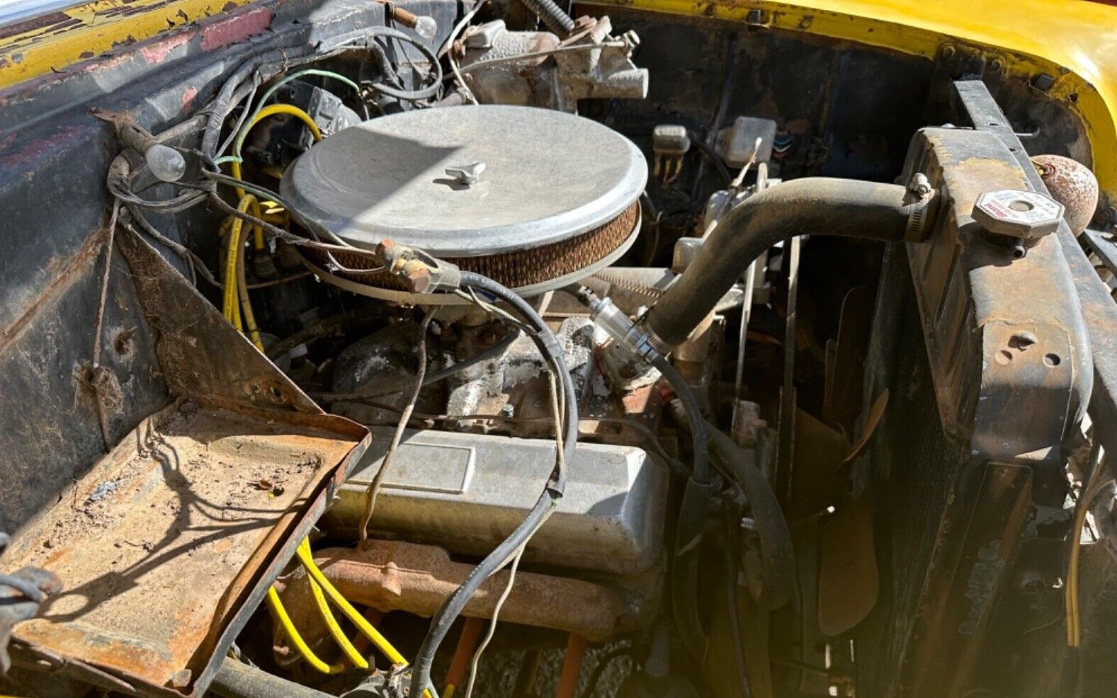 Chevrolet Bel Air Convertible Engine Barn Finds