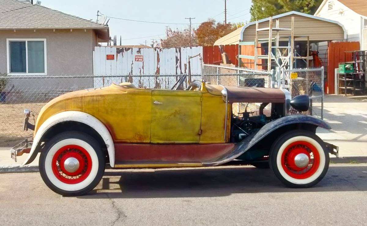 1930 Ford Model A Roadster 2 Barn Finds