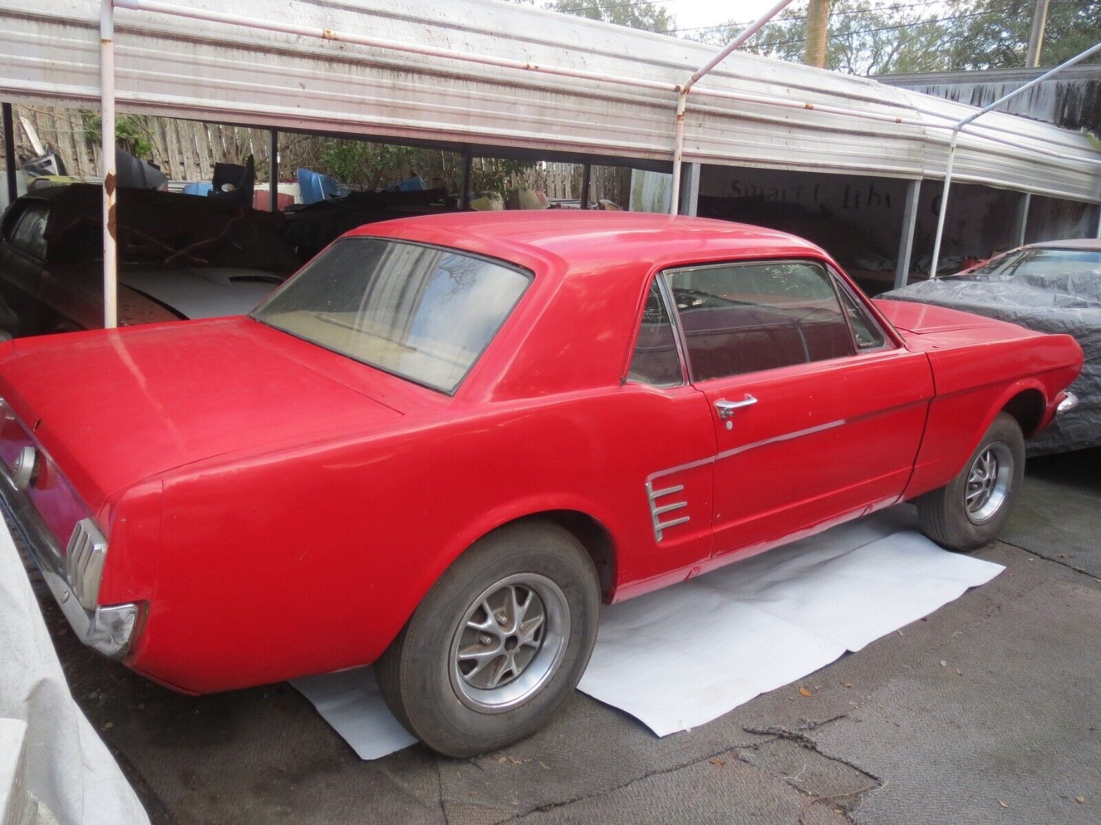 1965 K Code Mustang Rear View Barn Finds