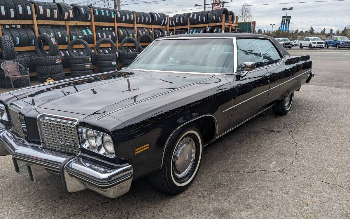 Triple Black Survivor: 1974 Oldsmobile 98 | Barn Finds