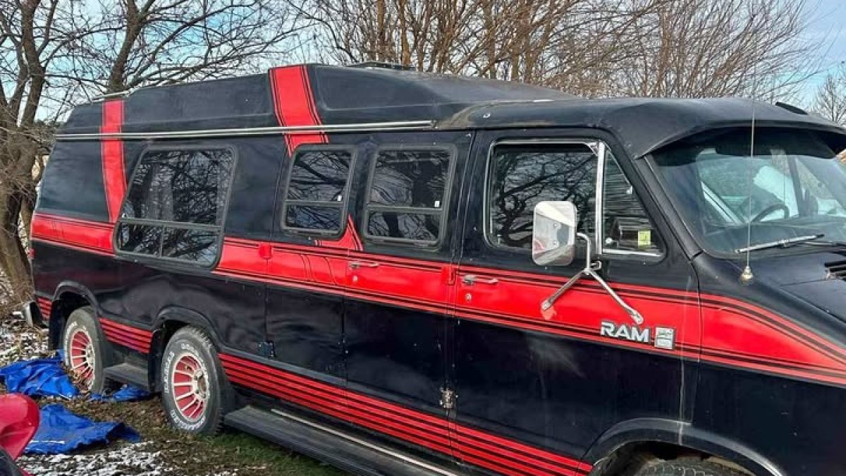 Radical Ram: 6-Wheeled Custom Dodge Ram Van | Barn Finds
