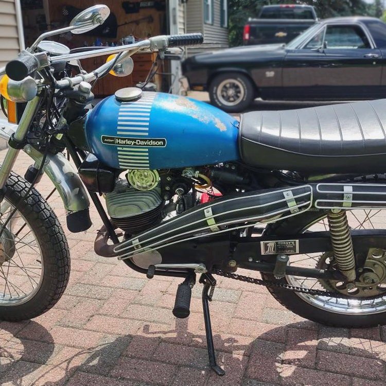 バイク 1973 Harley-Davidson TX-125 パーツカタログ