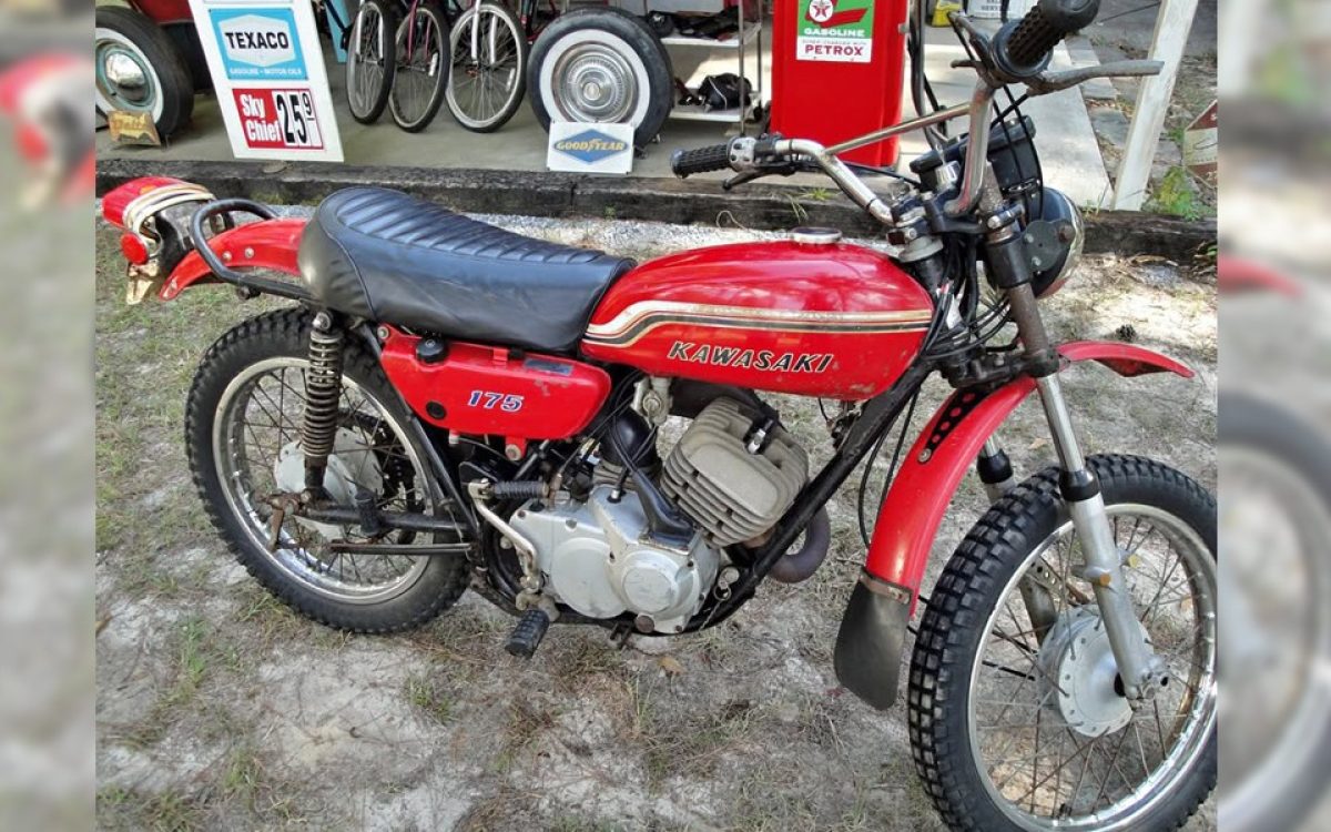 2,500-Mile Original: 1972 Kawasaki F7 175 | Barn Finds