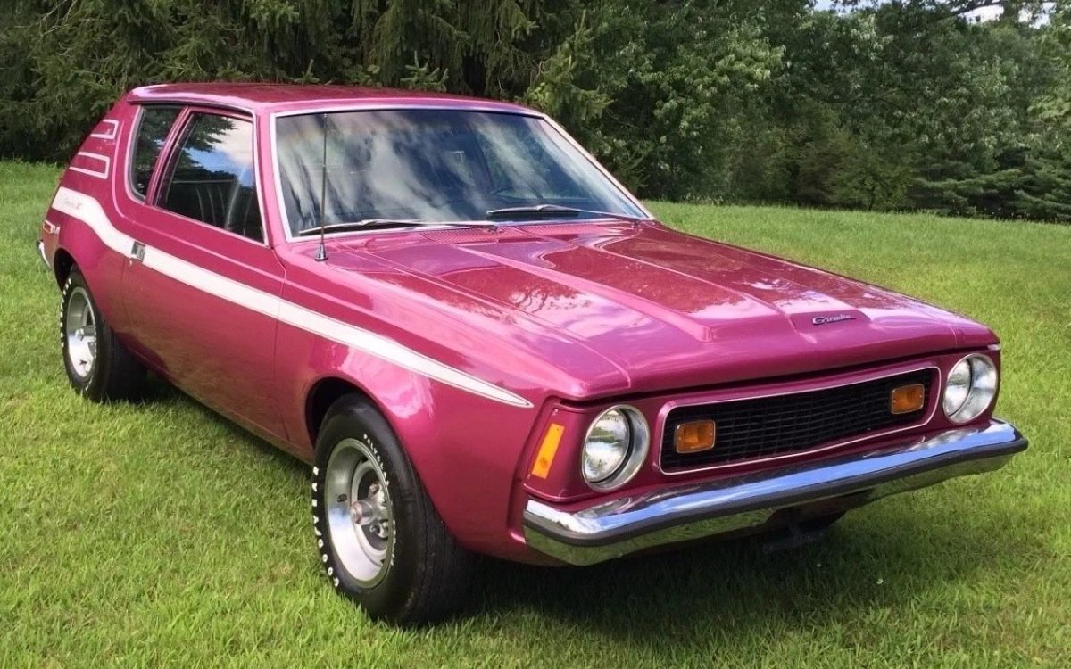 Sporty Fresh Plum Hatchback: 1973 AMC Gremlin X | Barn Finds